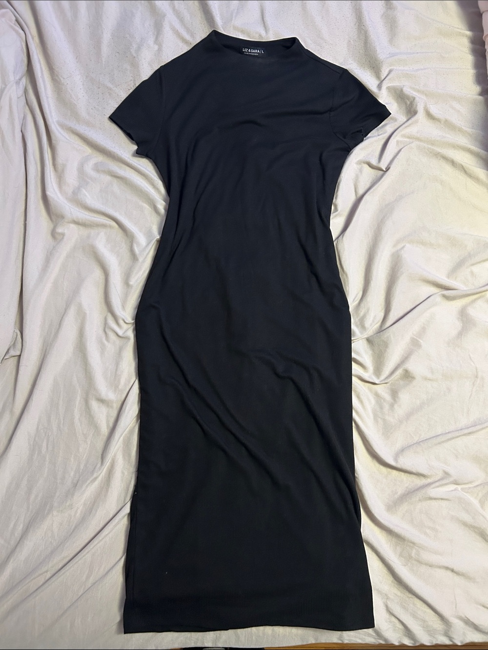 Liz & Sara black long dress